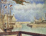 The Sunday of Port en bessin Georges Seurat